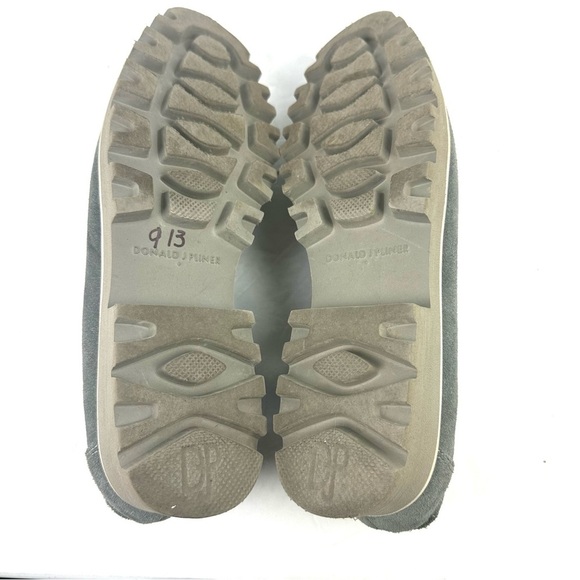 Donald Pliner Rio Loafer Gray Suede Leather Slip On Shoes Womens - Picture 8 of 12